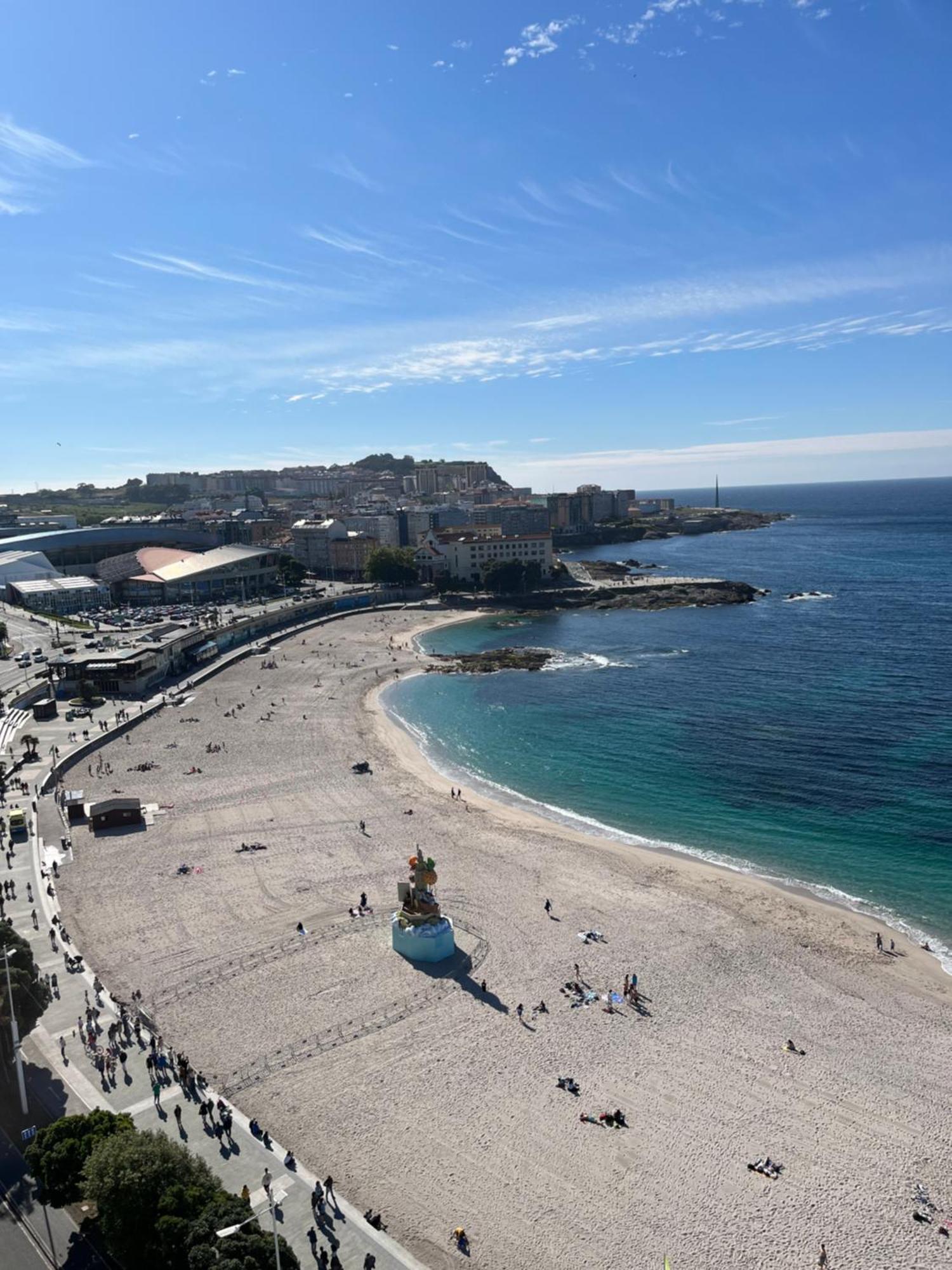 Primera Linea Playa Riazor A Coruña Zewnętrze zdjęcie